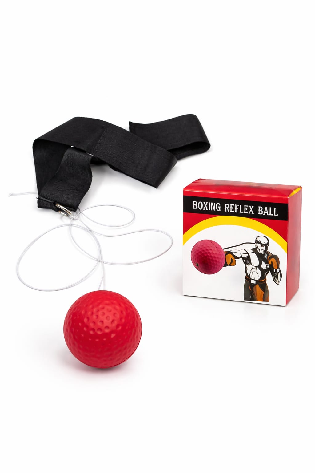 Reflex Boxball mit Stirnband für Reaktion und Koordinationstraining